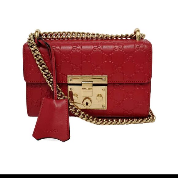 Gucci Padlock Shoulder Bag Guccissima Leather Small - Picture 1 of 16